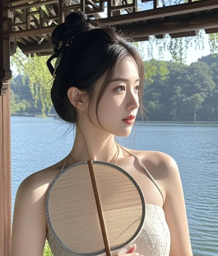她的美，是视觉的盛宴，也是心灵的治愈