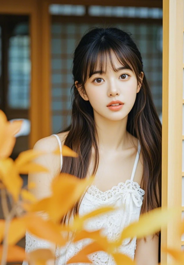 小姐姐的轻盈步伐，如同自然界的风，吹拂过心田