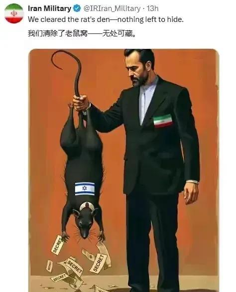 这哪里是清除了老鼠窝呀？这分明是连老鼠王都赶跑了！谁都可以低估伊朗，唯独内塔尼亚