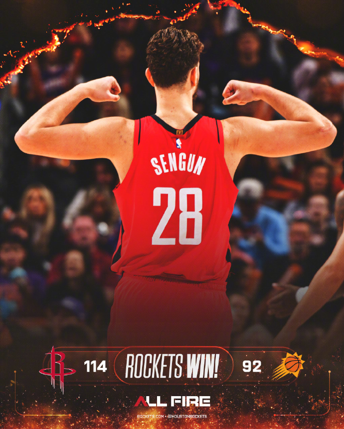 再见前任！#火箭战胜太阳# 
杰伦格林伤了，
杜兰特去处理家事了，
原本充满看点