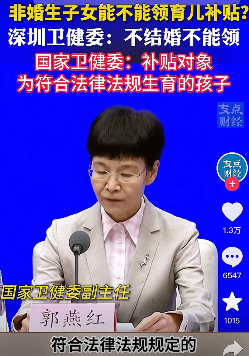 五种情况不能领取育儿补贴

第一种，非婚生子女

第二种，非法代孕子女

第三种
