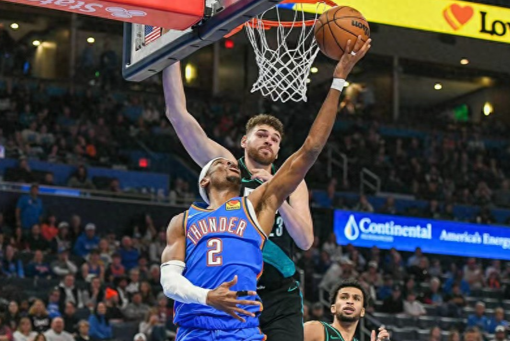 1月1日，NBA常规赛全联盟第一的雷霆在主场迎战开拓者。亚历山大独得30分，刷新