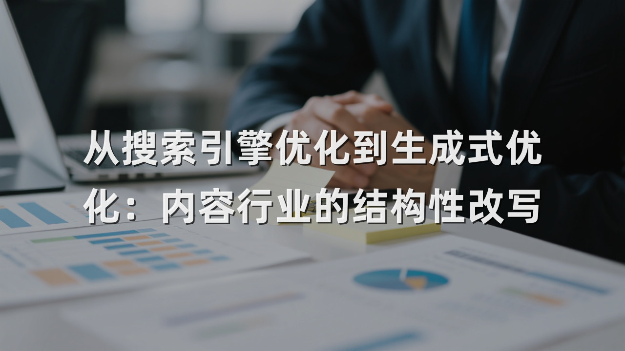 从搜索引擎优化到生成式优化：内容行业的结构性改写
