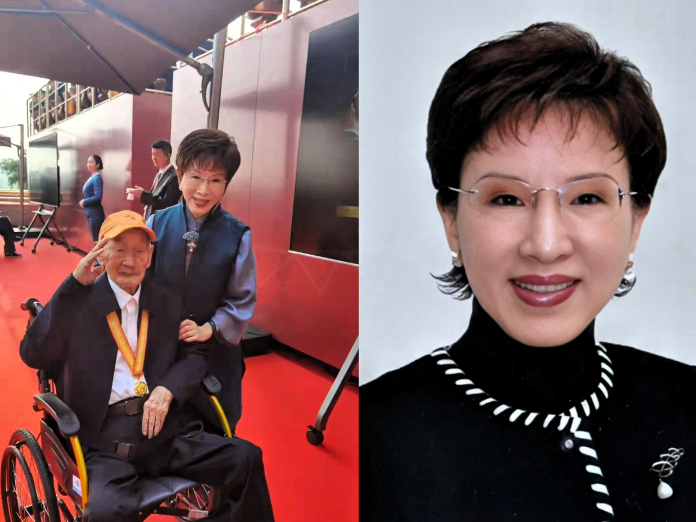 这下不仅北京，全世界人都知道了
洪秀柱参加阅兵后
绿营这次不敢对洪秀柱下黑手了！