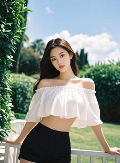 这种美女走在街上，是不是得配个喇叭提醒大家别撞树？