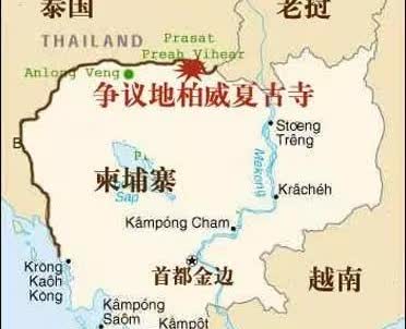 为什么是远在万里之外的美国，而不是近在咫尺的中国？

泰国与柬埔寨因为边界问
