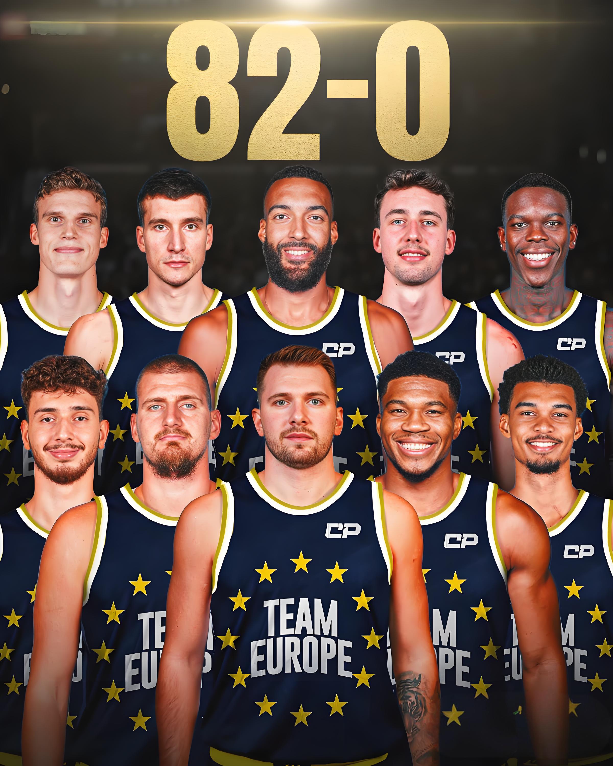 让我们大胆想象一下，如果让NBA现役欧洲球员组建一支球队，他们能拿下多少场胜利？