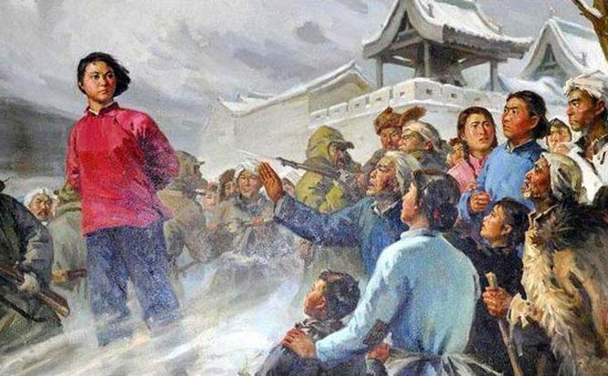 刘胡兰被捕后，300多名战士狂奔12里去救她，可惜还是晚了