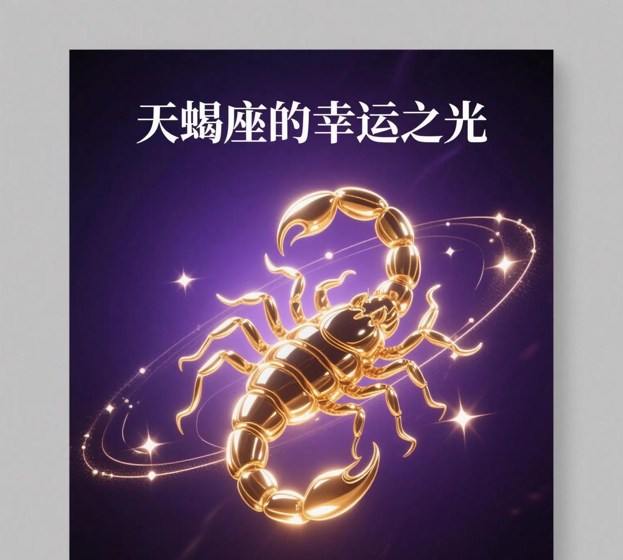 天蝎座独有的小幸运：
能旺天蝎座的星座如下：
金牛座：金牛座性格稳定且实际，可使