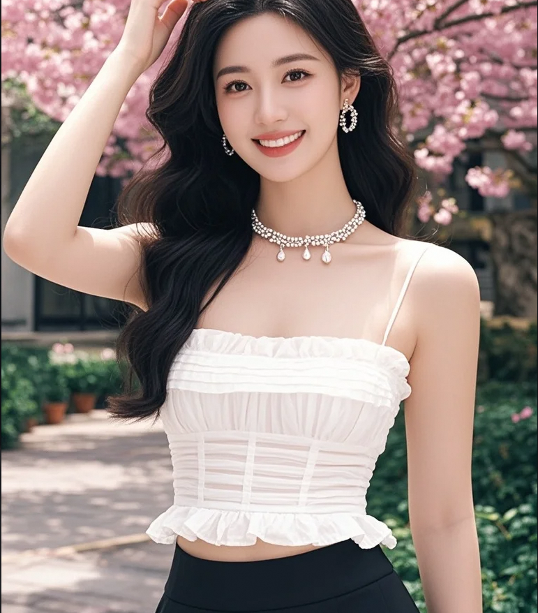 粉红童话里，颜值惊艳的美女，是我心中的公主