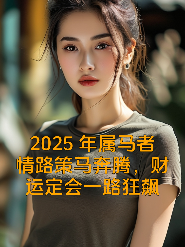 2025年属马者：情路策马奔腾，财运定会一路狂飙！