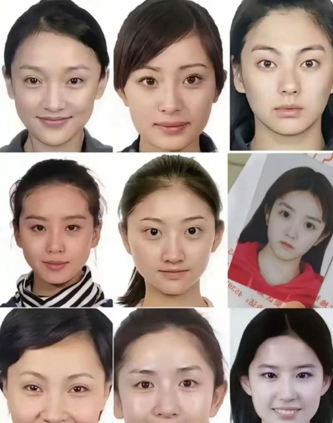 果然明星不是一般人能当的
就素颜照来看，明星的脸型，面部流畅度和面部折叠度就不是