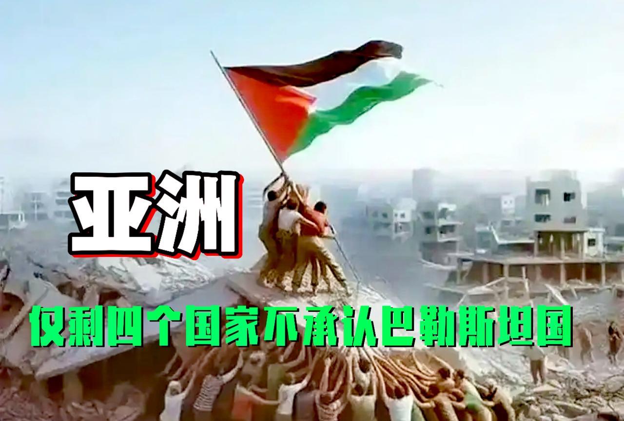 晾一晾，亚洲仅剩下四个不承认巴勒斯坦国的国家，可以说是“另类”，不招人待见。
1
