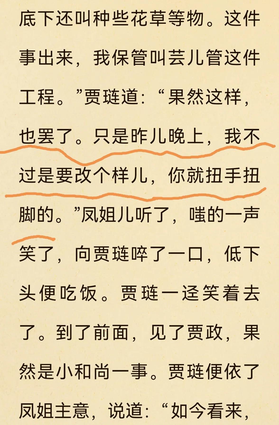 感觉贾琏是高手，有懂行的没？
