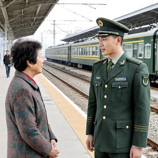 1950年，解放军连长转业回家，可在登上火车的时候，他却发现一个衣衫褴褛的女乞丐