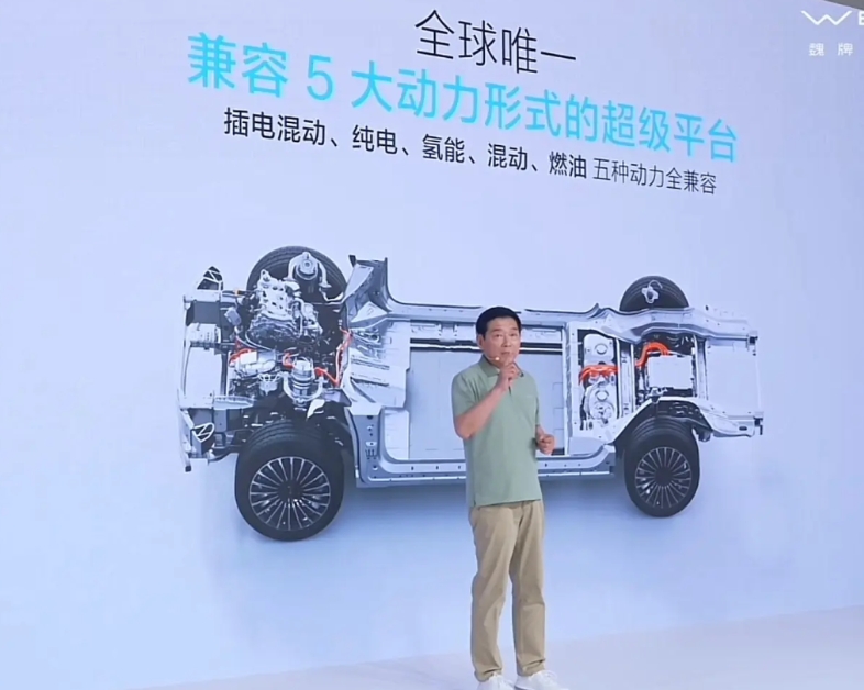 魏建军：“我们长城汽车不做选择，我们全都要！”

就在此时此刻，魏建军作为主讲人
