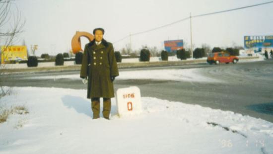 国道世界纪录！与国道起讫点里程碑合影次数最多