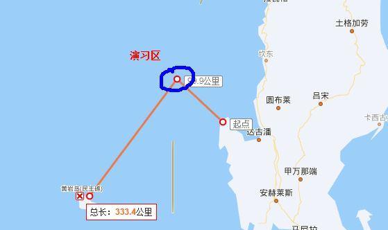 美菲参演舰艇才4艘，中国围观的舰艇就达到3艘。如果从吨位上来说，围观的比参演的吨