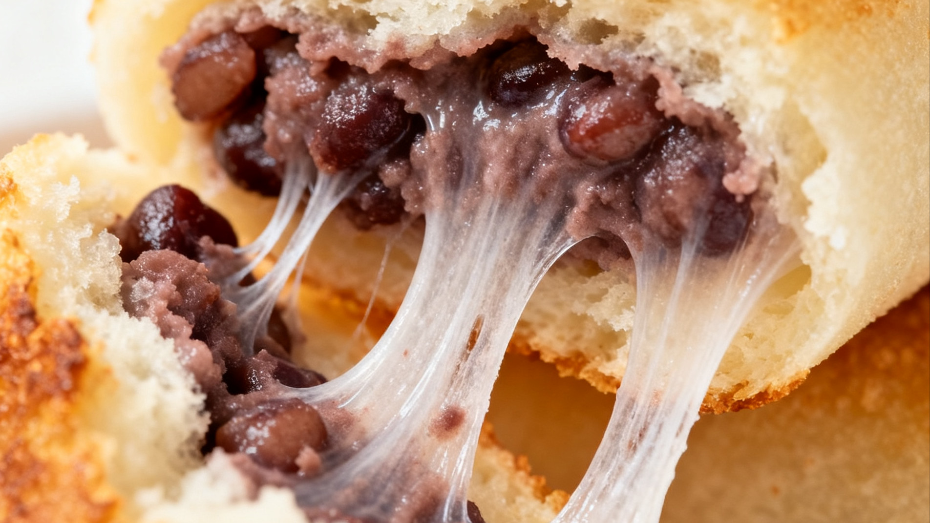 甜蜜新选择：轻松做会拉丝的红豆麻薯​​​​