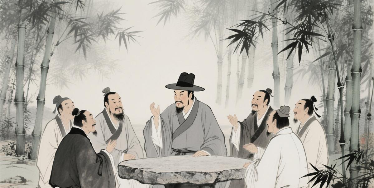 竹林七贤中的另类：王戎 “吝啬名士” 形象背后的生存密码
提起 “竹林七贤”，人
