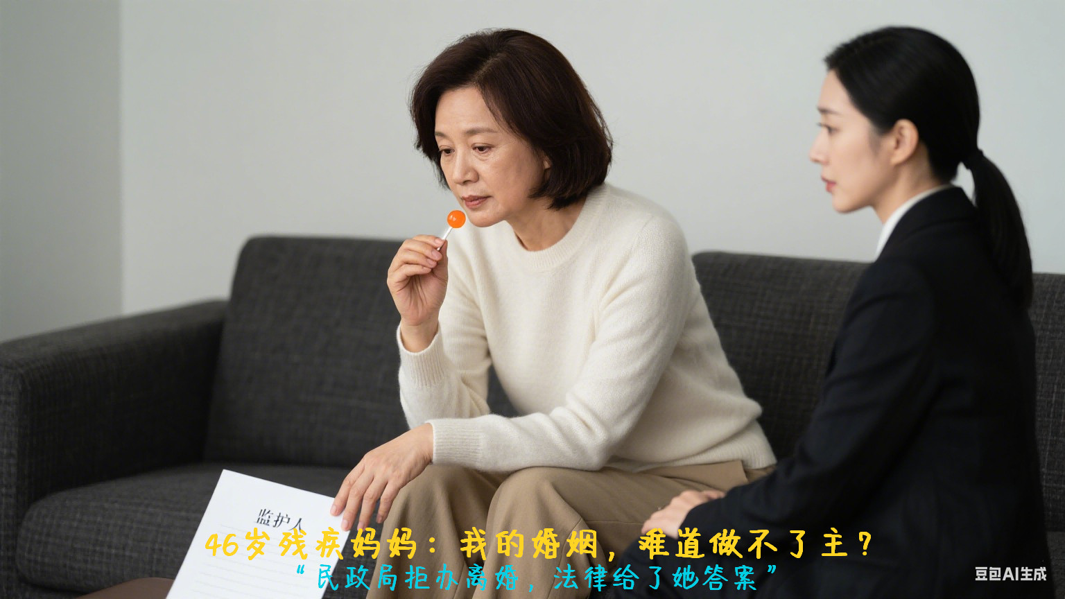 精神二级残疾想离婚，民政局拒办？46岁妈妈的困境：我的婚姻，难道做不了主？