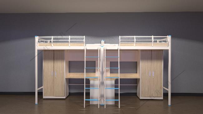 中山钢木公寓床让沉默成为细心呵护的爱