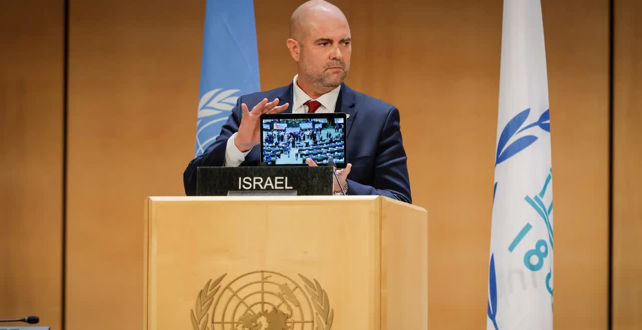 以色列🇮🇱议会议长阿米尔·奥哈纳昨日在瑞士日内瓦举行的各国议会联盟峰会上表示