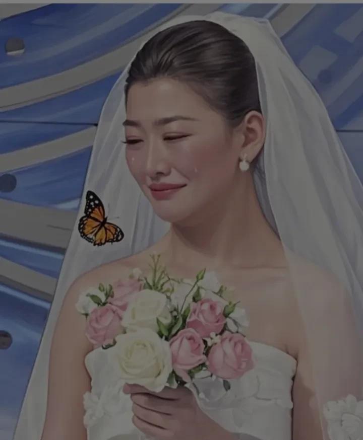 记得演员张译有一次在领一个最佳男演员奖的时候，就有一只蝴蝶飞到他胸前，让他不禁泪