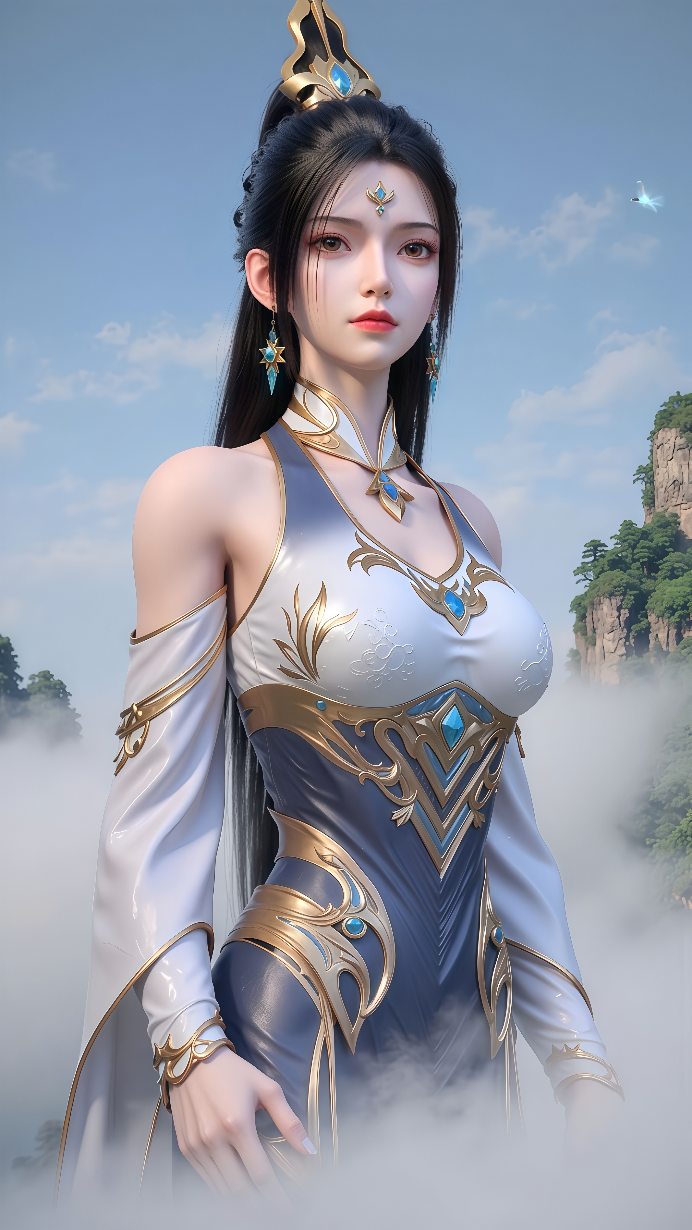 国漫女神姬凝霜壁纸分享：美人如玉剑如虹，颜值如何呢？