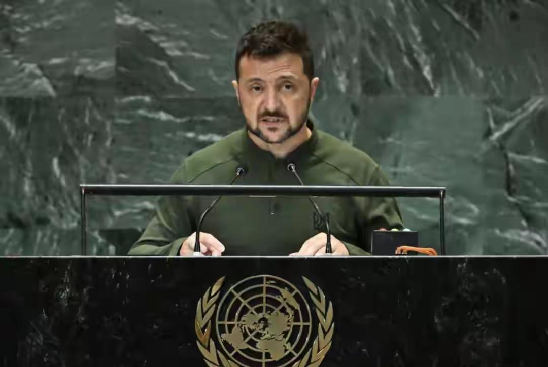 乌克兰总统泽连斯基可以利用联大这个平台，替自己的国家发声，说说所面对实际问题：如
