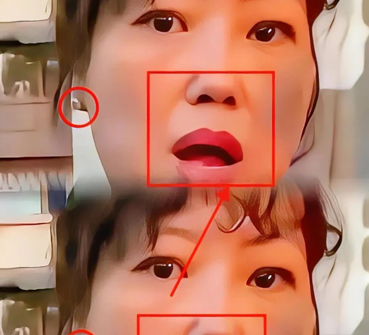 红衣女子在派出所拍桌子时，朱先生正在一旁录视频，他不想让她就此“赖”在派出所里。