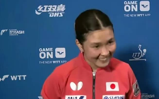 桥本帆乃香在接受记者采访时坦言：和王曼昱的比赛一定很困难，做好专注就行！
桥本