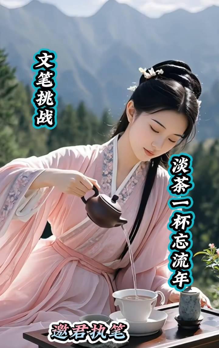 文笔挑战：淡茶一杯忘流年。
邀君执笔。