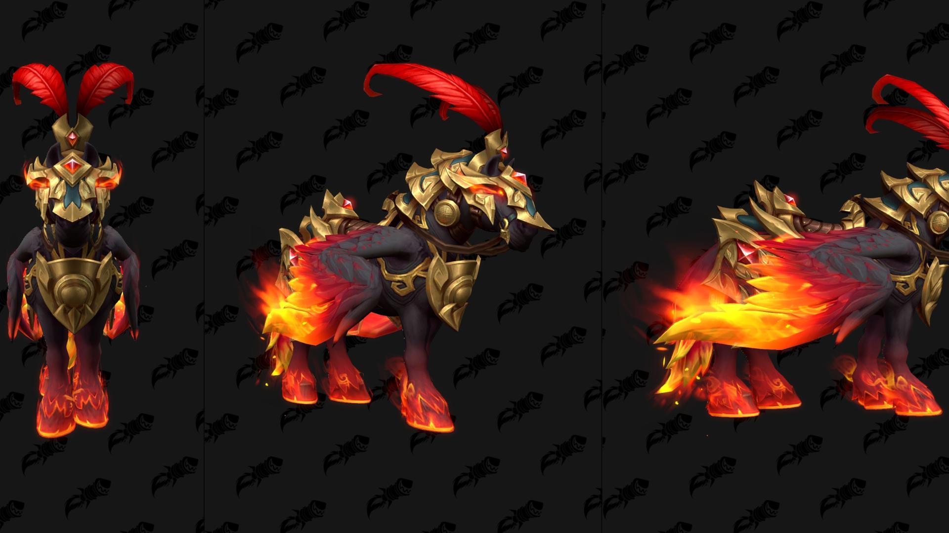 《魔兽世界》12.0的PTR发现疑似春节年卡礼包的新坐骑