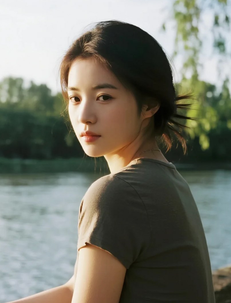 美女的独特，世上独一无二的存在。