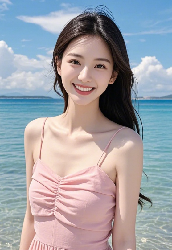 回眸一笑百媚生春江碧透