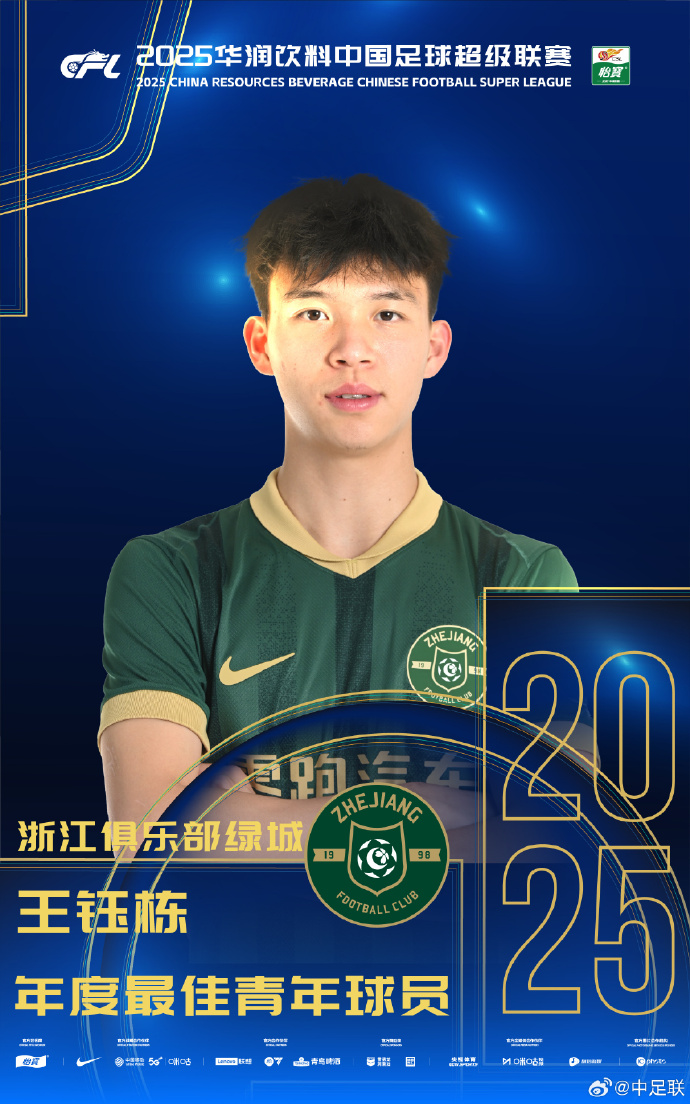 广州队再出新人！张志雄荣获中甲最佳青年球员