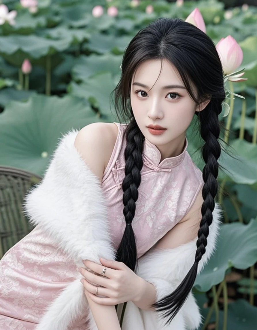 她的眼神里，藏着让人安心的力量