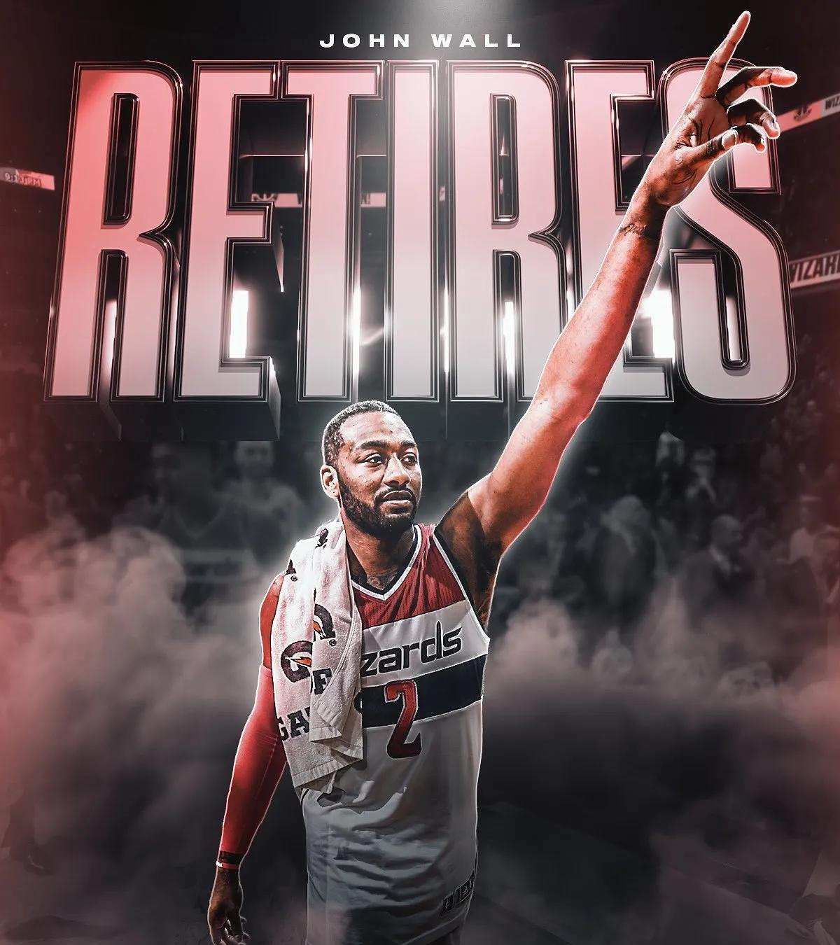 5次全明星控卫约翰·沃尔在NBA征战11个赛季后正式宣布退役！
34岁的沃尔缔造