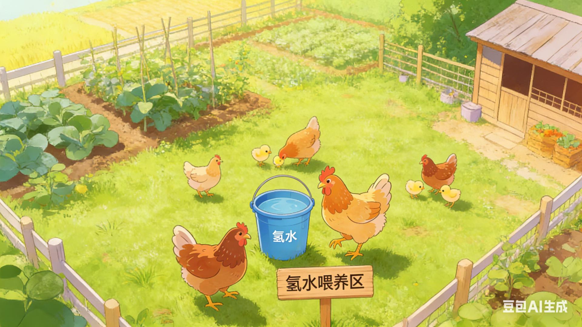 散养鸡户福音！氢水提升鸡肉风味，卖价更高