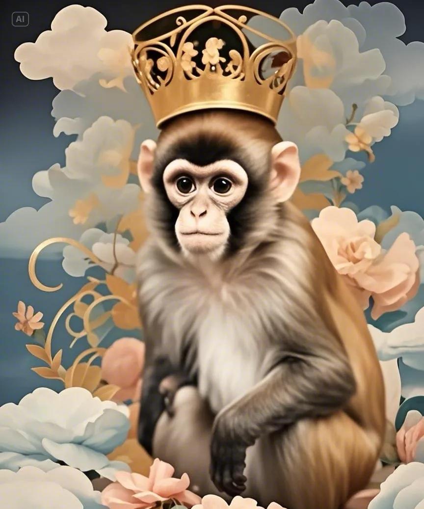 上上签来喜猴猴，三月三十好运留。
六年福运伴你走，专属好运乐悠悠。
评论区里快留
