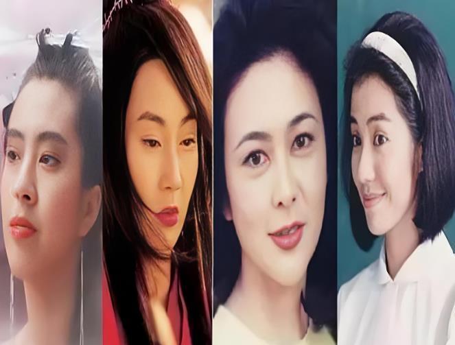 #杨幂存了张曼玉杂志20年# 中国香港四大玉女：王祖贤、关芝琳、张曼玉、钟楚红，
