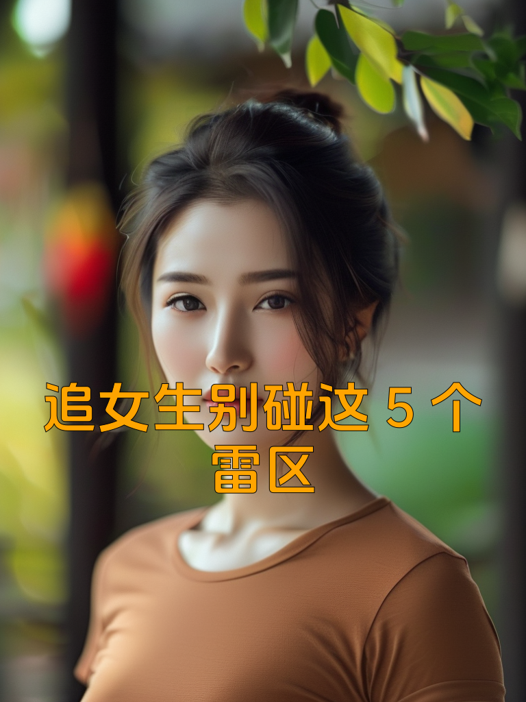 追女生别碰这5个雷区