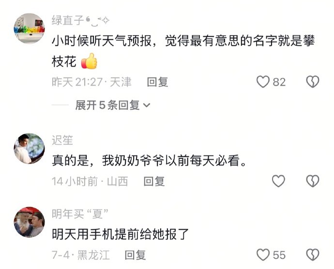 我奶奶爷爷以前每天必看