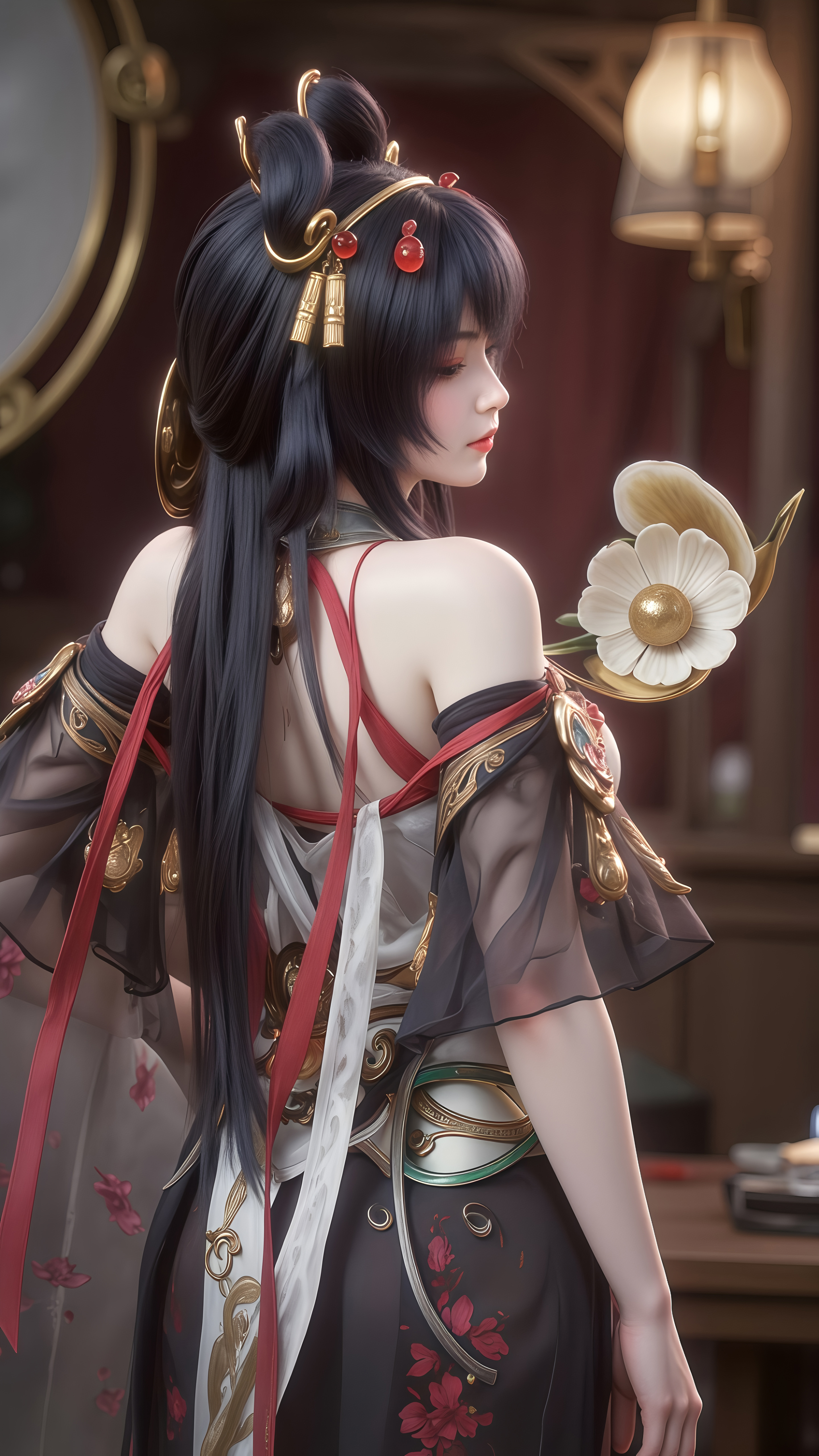 「动漫女神」王者荣耀公孙离CG壁纸，打我的伞就不能打我喽！