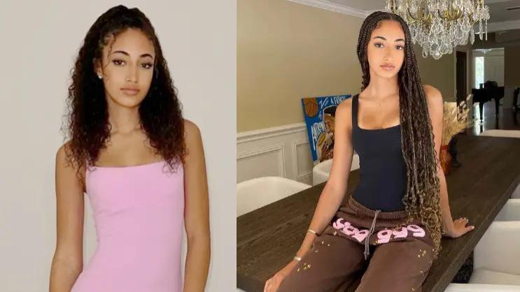 皮蓬女儿观赛湖人！