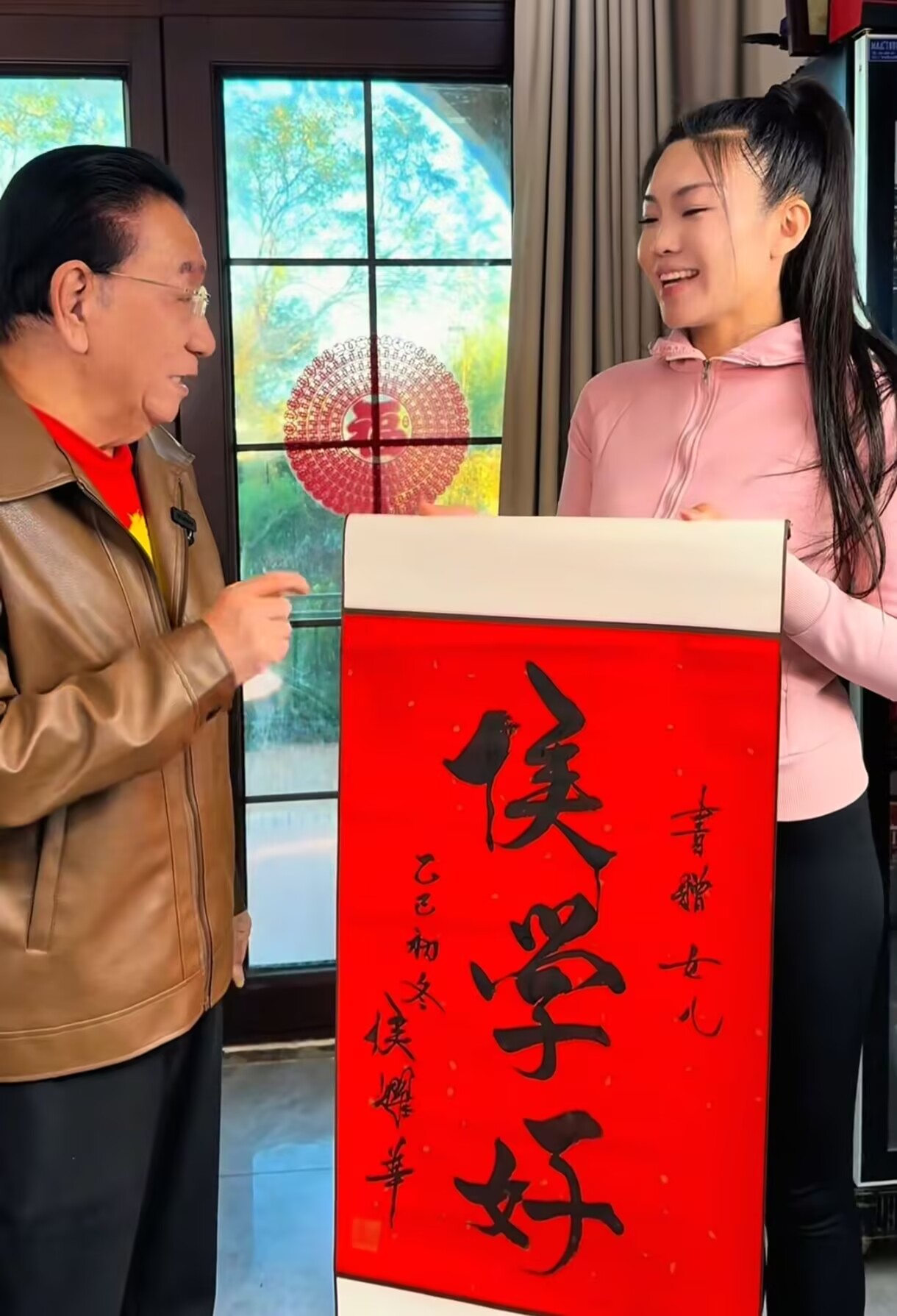 都是这货教的，学的真好