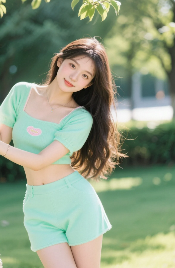 瞧这女生，颜值高到能把太阳都出来看她。