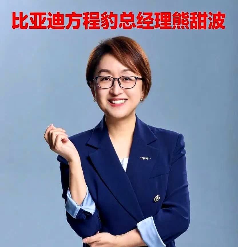 大家不知道吧？

比亚迪硬汉越野车方程豹的总经理是个女性，就是这么一个女强人