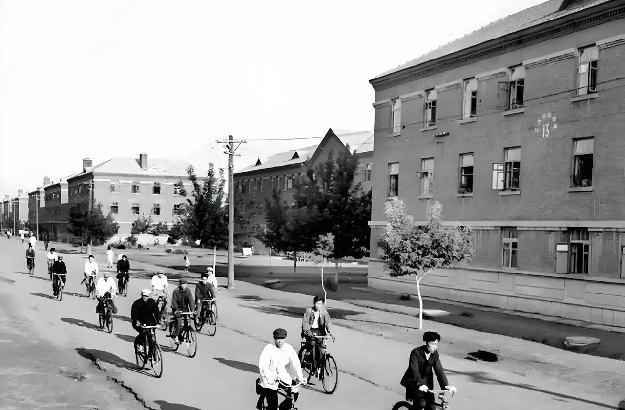 沈阳，鞍山，抚顺，齐齐哈尔等工业城市，1958年前后盖了一大批这样的楼房（苏联图